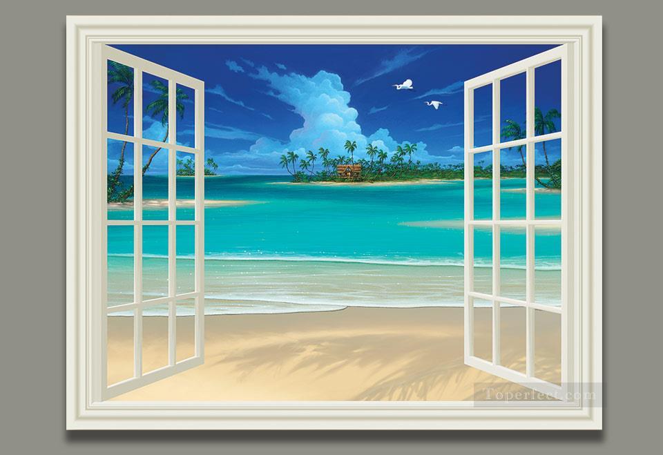 海景絵画サマーブリーズマジック3D油絵